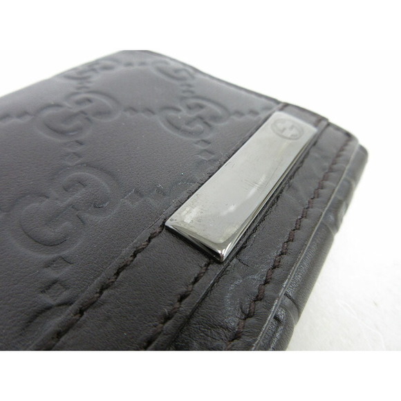 Gucci Guccissima Wallet Business Holder Brown Leather - Picture 4 of 8
